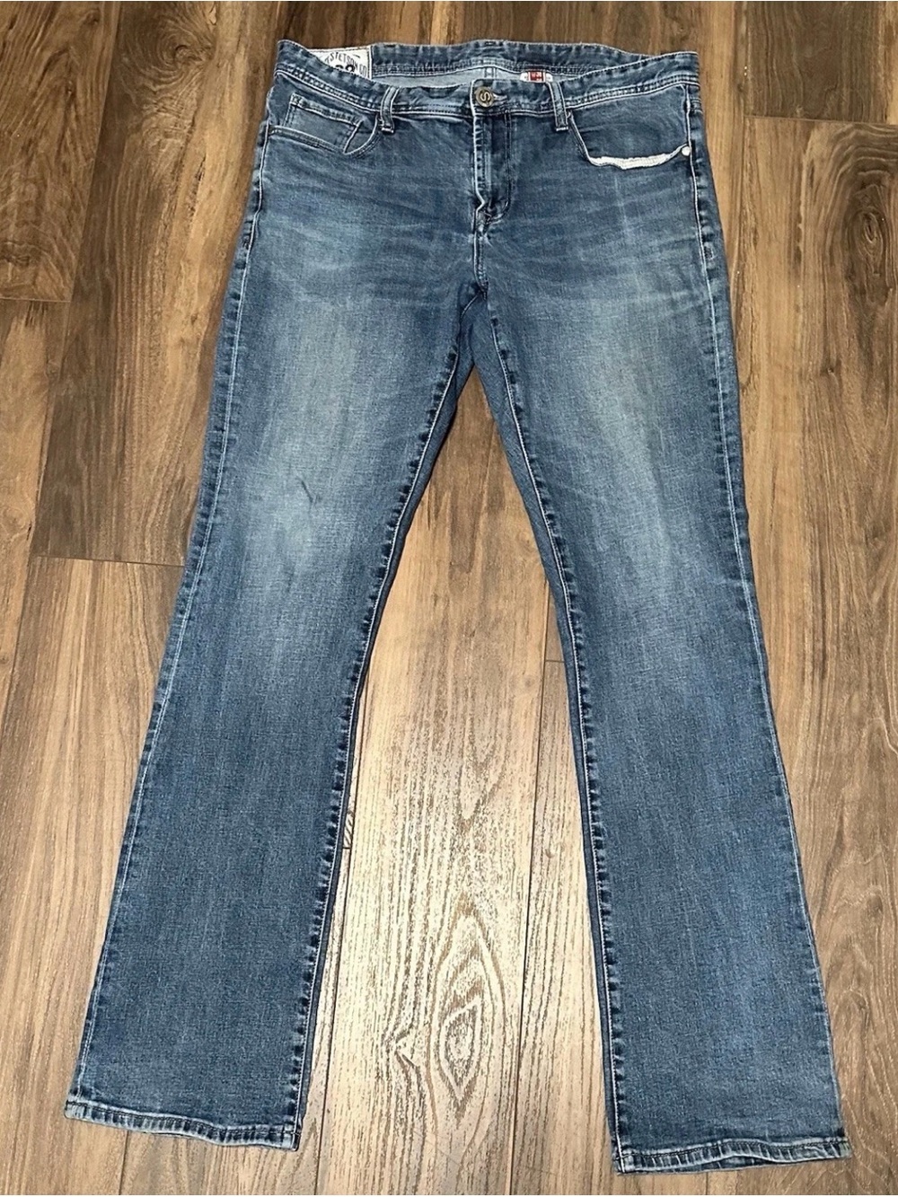 John B. Stetson 1015 Rocker Jeans Boot Leg 38 X 36 Cowboy Denim Men’s Rodeo